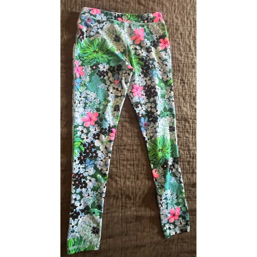 Lilly Pulitzer Luxletic Kids Golf til You Drop Leggings L 8/10